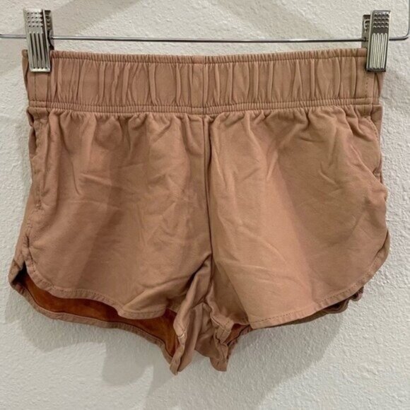 Rails Leather Neutral Shorts Preppy Contemporary Beach Pull On Cheeky Stretch - Picture 1 of 5